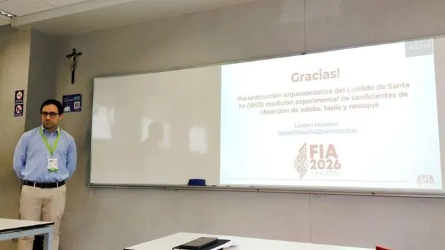 Arqueología acústica: recrearon cómo sonaba la sala capitular del antiguo Cabildo de Santa Fe durante la jura de la Constitución de 1853