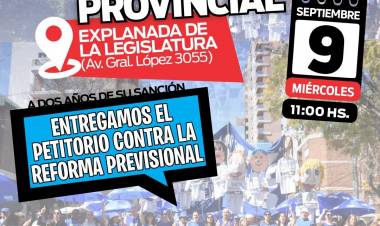 Amsafé vuelve a la Legislatura para pedir la derogación de la reforma previsional: "No nos conviene jubilarnos"
