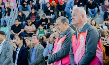 Quedaron inauguradas la nueva pista de atletismo del CARD y las obras de Bulevar Tacca