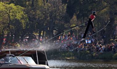 Tobias Giorgis oro en salto y su hermano Francisco bronce en figuras