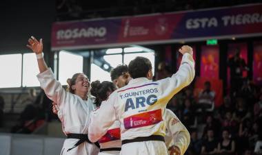 Judo: Brasil se quedó con el oro y Rosario vivió una jornada especial con los equipos mixtos