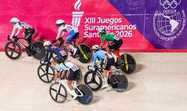 Ciclismo Pista: Colombia se coronó con las medallas de oro en el Invencible Velódromo de Rafaela