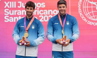 Canotaje de velocidad: Argentina arrasó en K2 500 metros