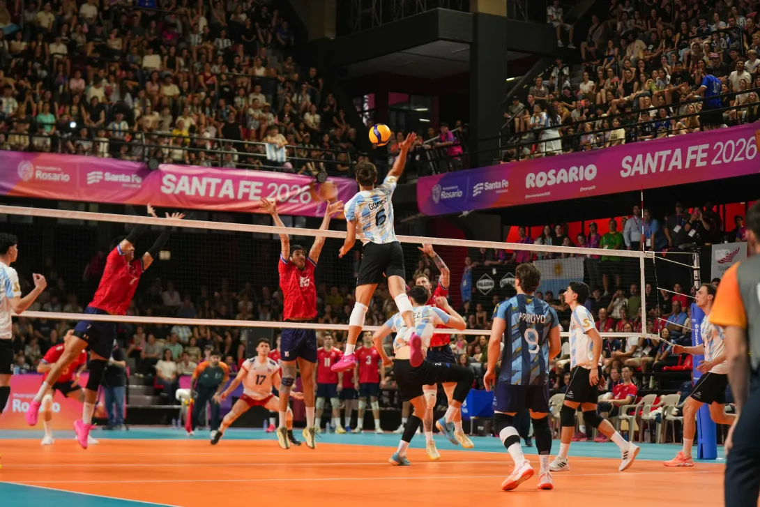 Vóleibol masculino: Chile, Argentina y Colombia completaron el podio en Rosario
