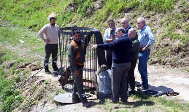 Poletti recorrió y supervisó los trabajos preventivos en Colastiné Norte