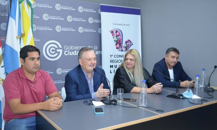 Michlig, González y Dupouy anunciaron actividades de homenaje a la mujer