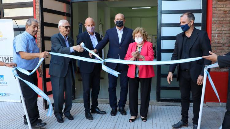 Perotti participó de la inauguración del Centro Tecnológico Cime en Esperanza