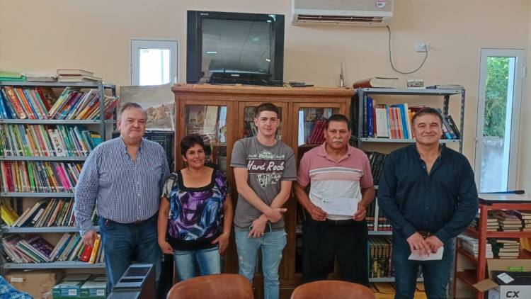El Senador Michlig y el Diputado González visitaron la localidad de Arrufó