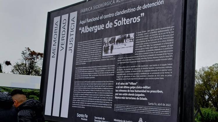 Se realizó la señalización del Espacio de Memoria de la metalúrgica Acindar