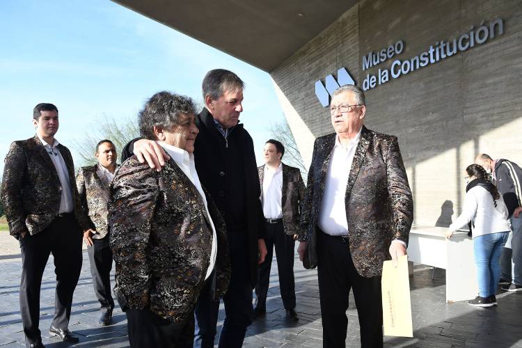 Jatón acompañó el lanzamiento de la gira por España de Los Palmeras