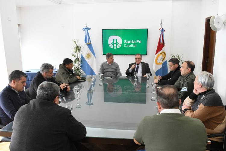 Comando unificado: Jatón recibió a Lagna y a Castillo