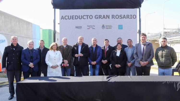 Perotti sobre el Acueducto Gran Rosario: “El agua potable es un derecho humano y priorizamos estas inversiones”