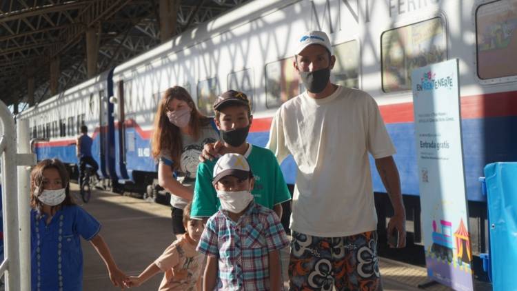 Rosario recine al Tren Museo Itinerante