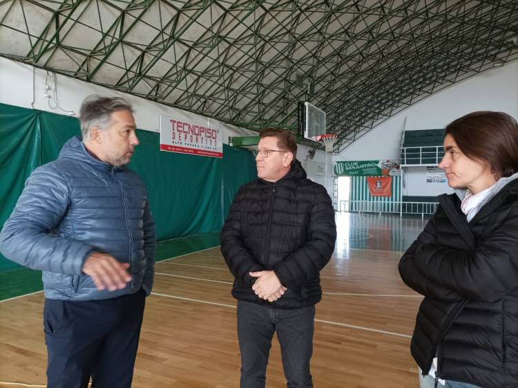 Recorrida de Borla por instituciones de la ciudad de San Justo