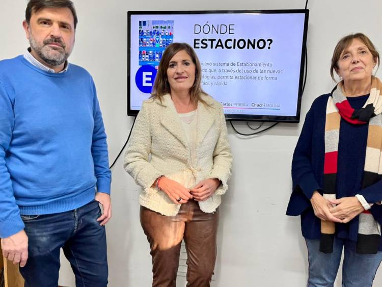 Chuchi Molina propone implementar una app para identificar espacios libres para estacionar