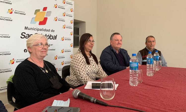 El Senador Michlig visitó San Cristóbal, brindó apoyos a  instituciones y destacó el fortalecimiento de la gestión municipal