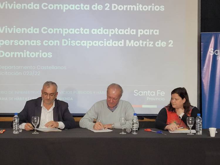 Licitaron las construcción de 42 vivienfdas en María Juana
