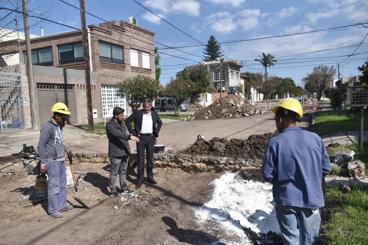 El Plan Integral de Bacheo también avanza en Villa María Selva