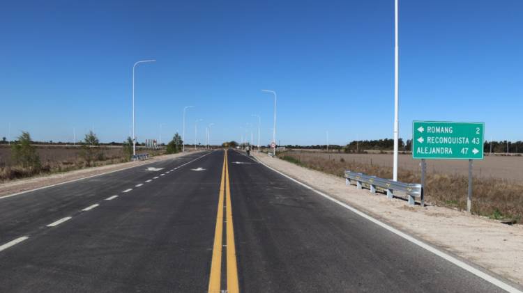 La provincia construirá un nuevo sistema de iluminación sobre la Ruta Provincial N°1, en jurisdicción de Romang
