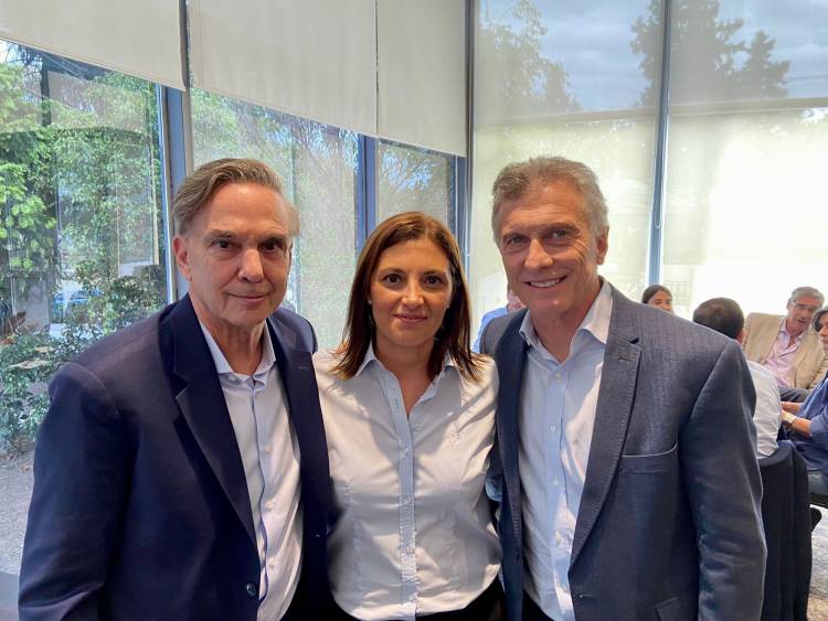 Florito junto a Macri y Pichetto en Paraná