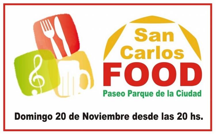 Se reprogramó la realización de San Carlos Food