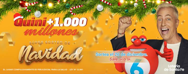 ¡Vuelve el Quini + 1.000 millones para estas fiestas!