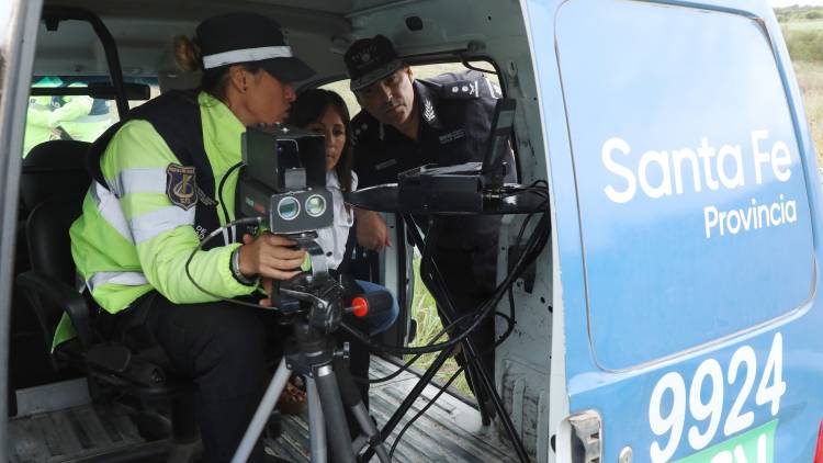 La APSV brindó detalles de los primeros controles realizados con radares móviles en Santa Fe y Rosario