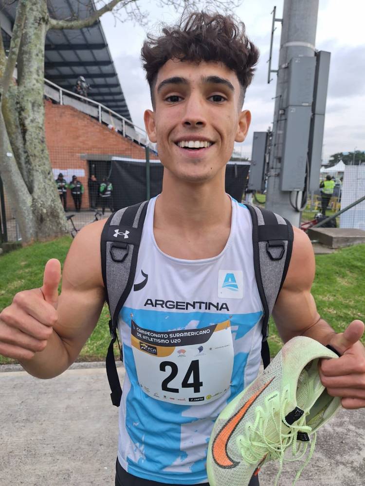 Tomás Mondino bronce en el Sudamericano U20