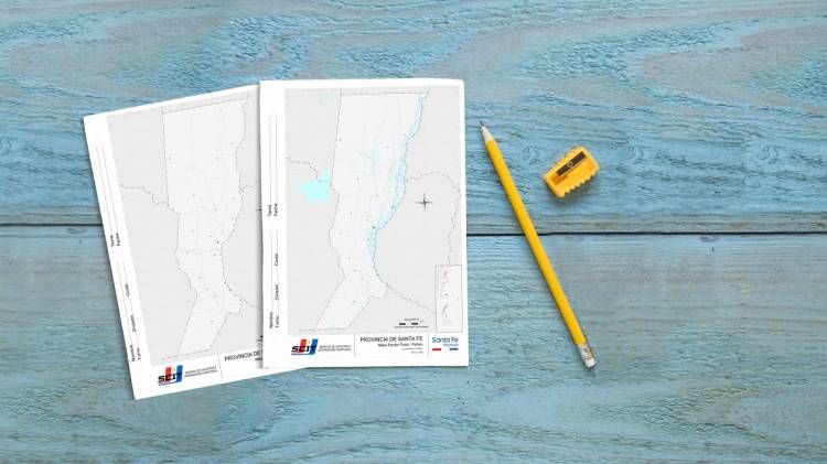 Se pueden descargar gratuitamente mapas escolares de la provincia de Santa Fe
