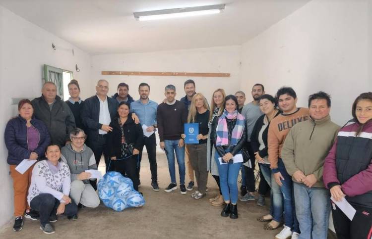Alcides Calvo visitó las loclidades de Frontera, Josefina y San Vicente