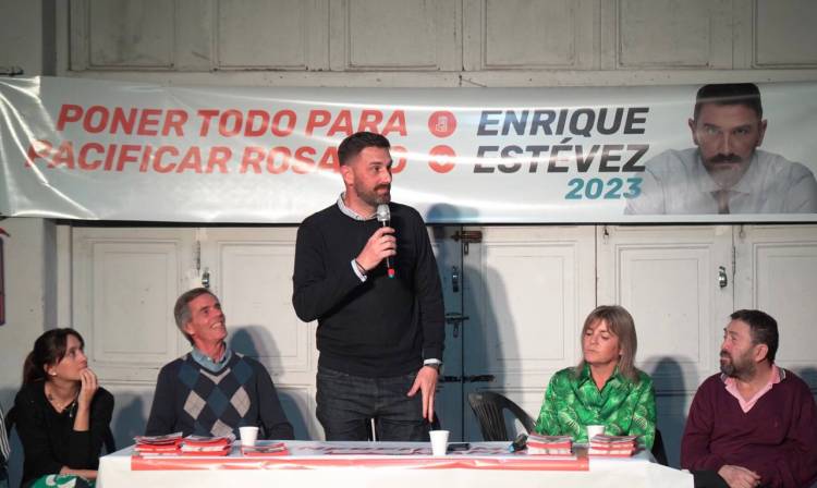 Estévez presentó su plan para pacificar Rosario: "se necesitan liderazgo y equipos para vencer al delito"