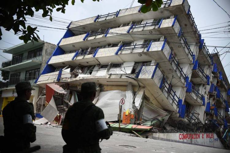 Unsismo de magnitud 6,5 sacudió el sur de México