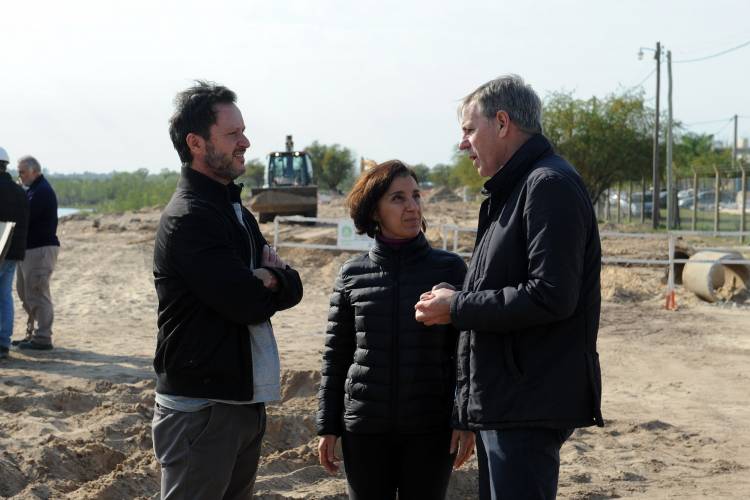 Avanzan las obras en el nuevo Paseo de la Laguna