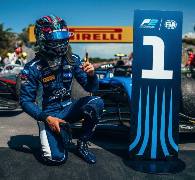Franco Colapinto se quedó con el histórico GP de Imola en F2