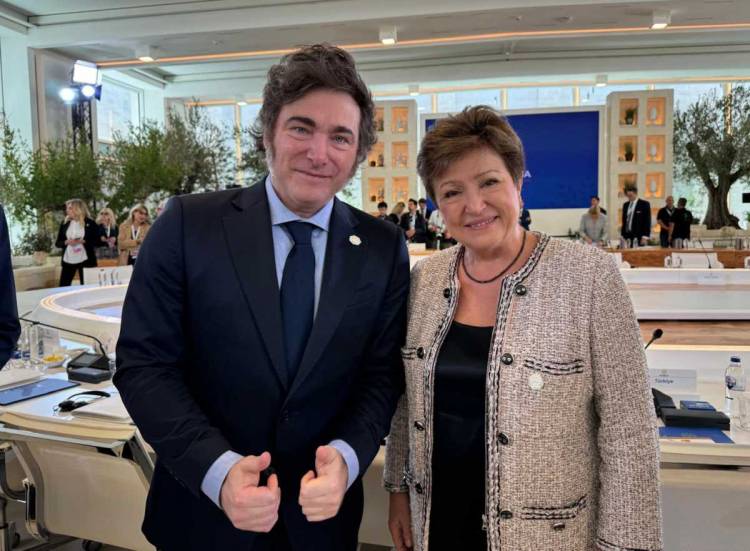 Milei se reunió con la titular del FMI: "Los dos conectamos desde la transparencia"