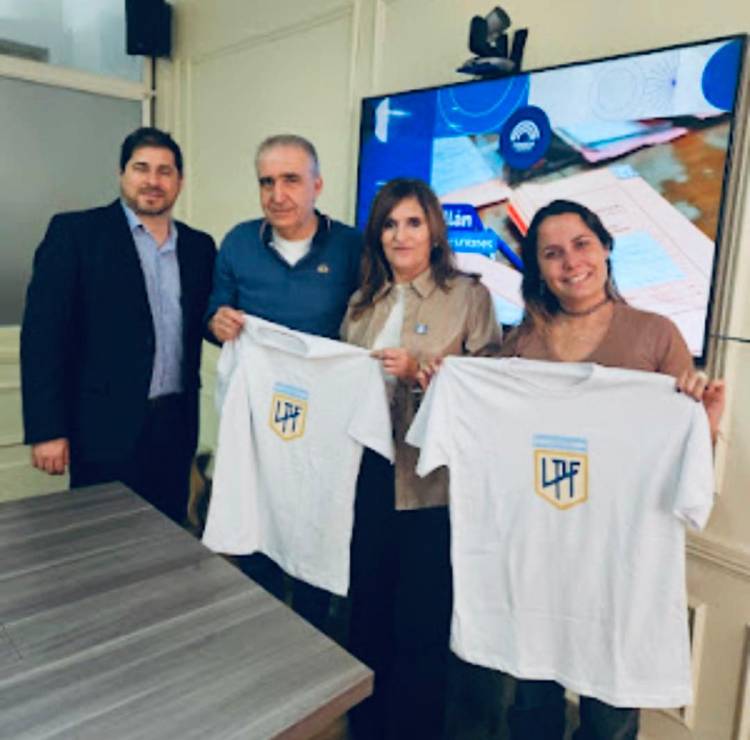 Sclafani fue recibido por la presidente del Concejo Santa Fe