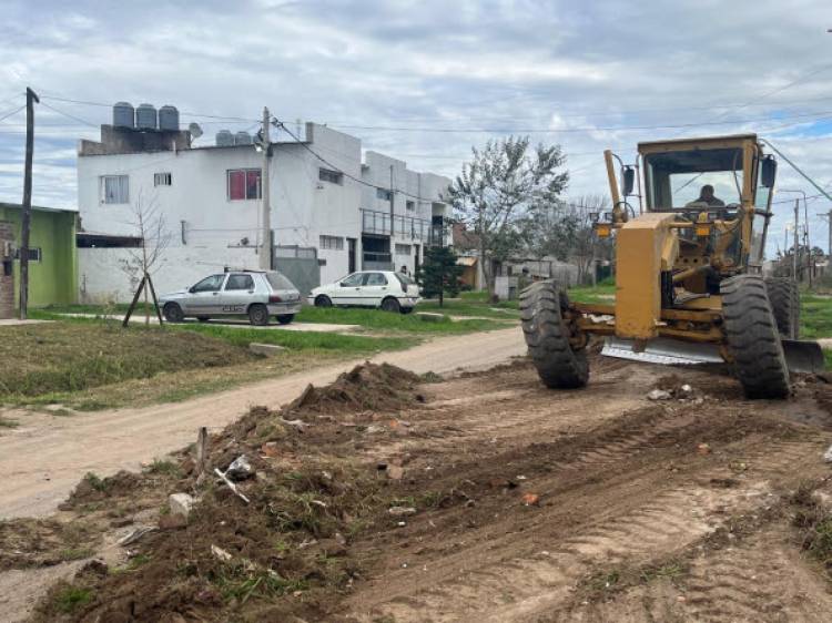 La Municipalidad avanza con el Plan de Reconstrucción Integral de Calles de Tierra