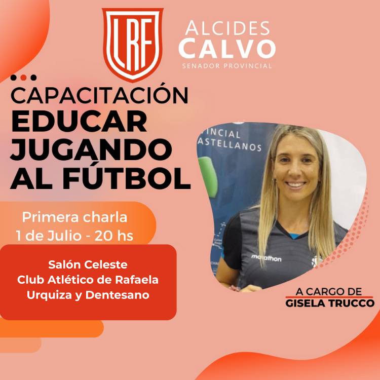 Se inicia el curso "educar jugando al fútbol" con Gisela Trucco