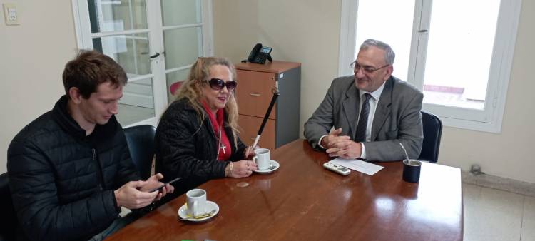 Alcides Calvo se reunió con la Asociación Nueva Cultura Santa Fe