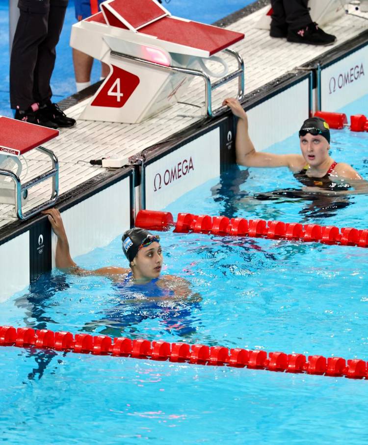 Destacada actuación de la nadadora Agostina Hein en su debut olímpico