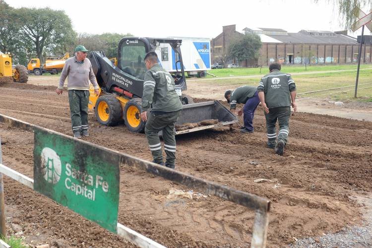 Barrio 7 Jefes: se intervinieron terrenos nacionales para mejorar la transitabilidad