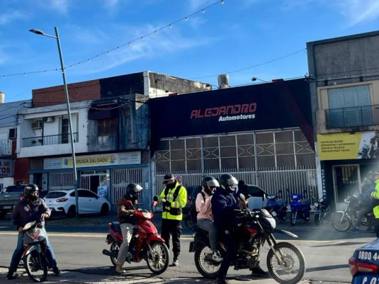 Durante la última semana se labraron 76 actas de infracción a motociclistas