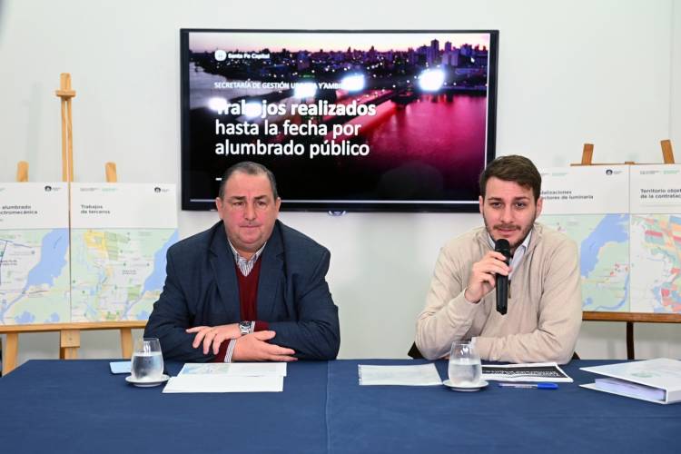 Poletti presentó un plan de alumbrado público para 80 barrios de la ciudad