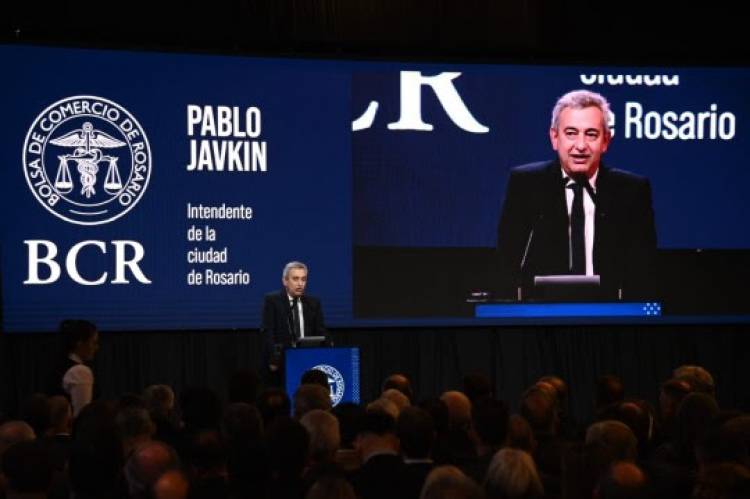 Javkin en la Bolsa de Comercio: «Siempre fue el interior el que le marcó el camino al país sobre cómo crecer»