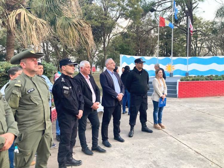 El senador Calvo participó de las fiestas patronales de Aurelia