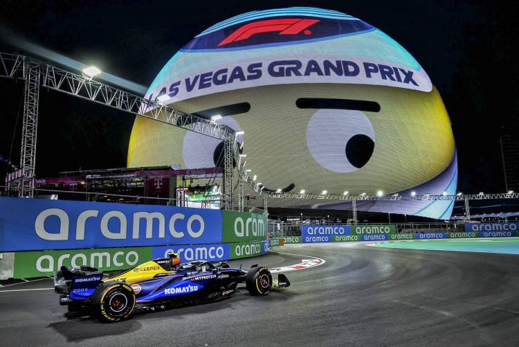 Colapinto puesto 17 y 18 en las libres de Las Vegas