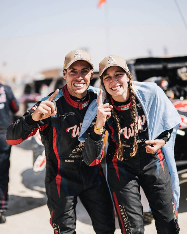 La dupla argentina Cavigliasso - Pertegarini grutó campeón en la categoría challenger del Rally Dakar