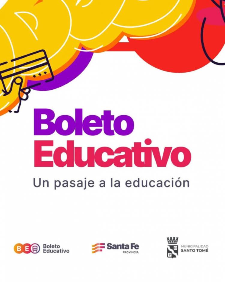 Se encuentran abiertas las inscripciones para acceder al boleto educativo