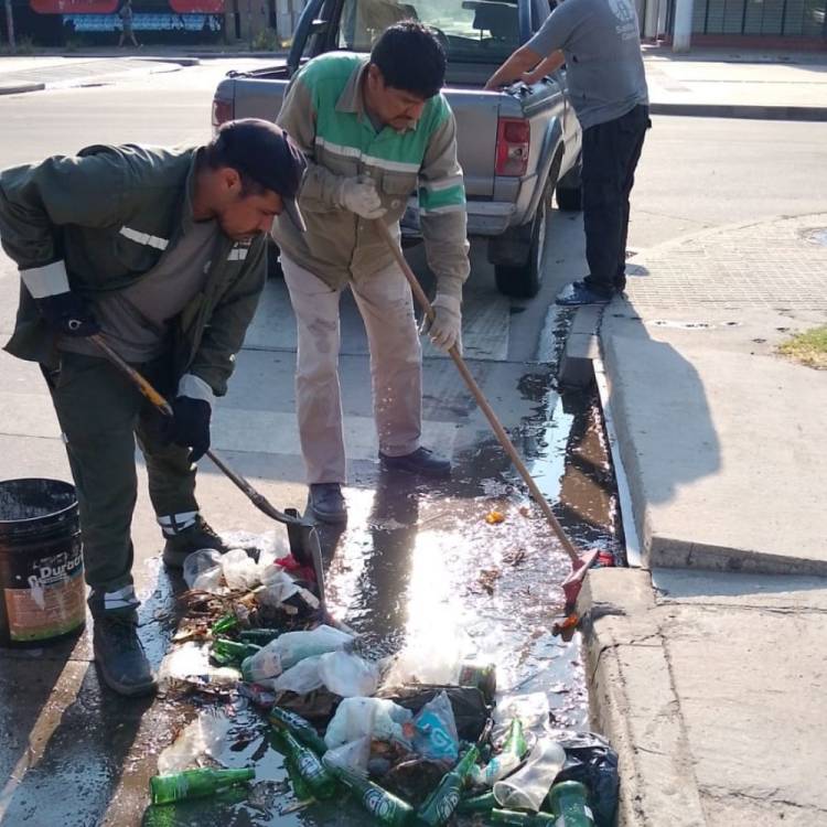 Se limpiaron más de 55 kilómetros de desagües subterráneos