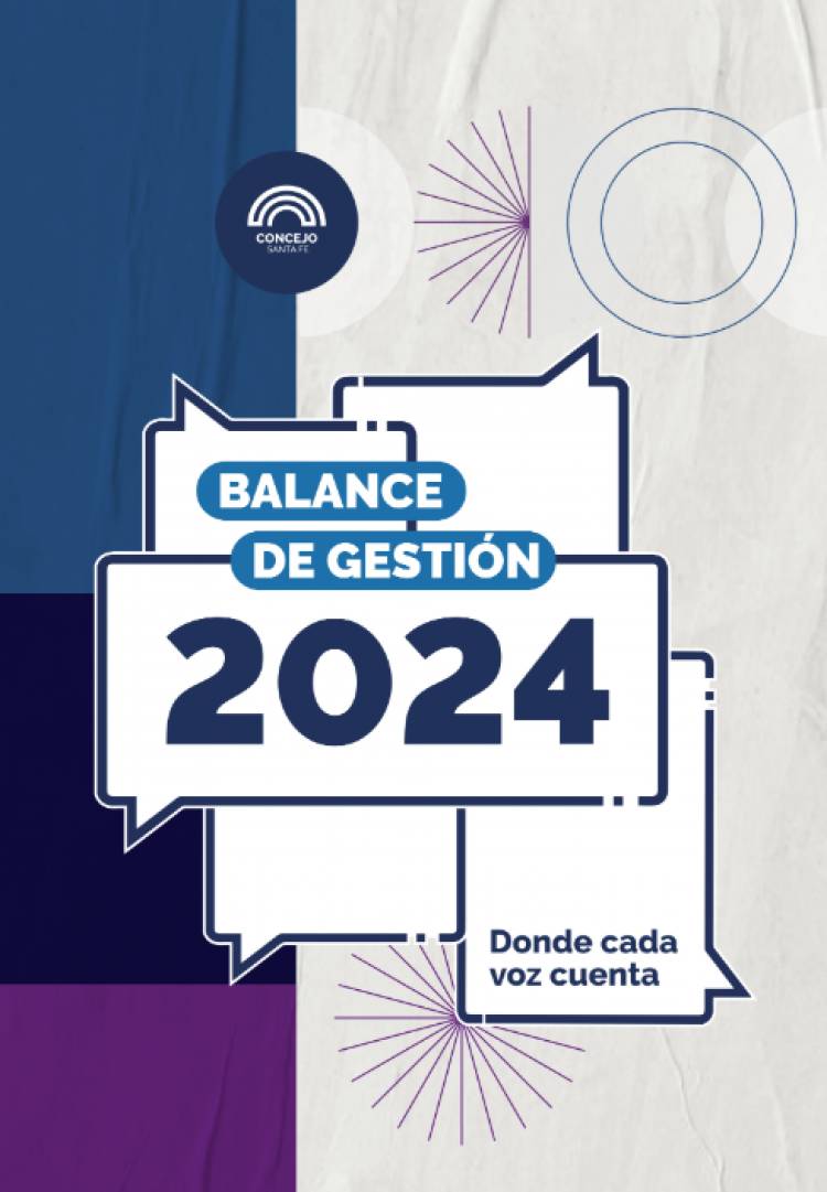 El Concejo Santa Fe presentó su balance de gestión 2024